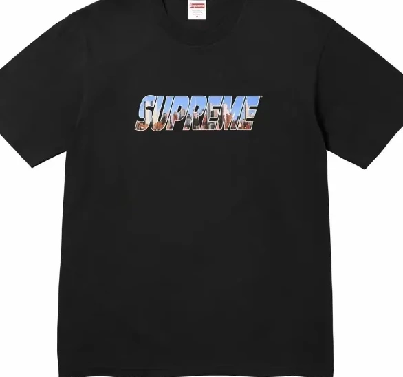 City S TEE White Logo City Metropolitan XL 23FW M L GOTHAM Black Gotham and 0605